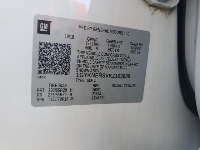 2019 CADILLAC XT5 PREMIU 1GYKNERSXKZ163839