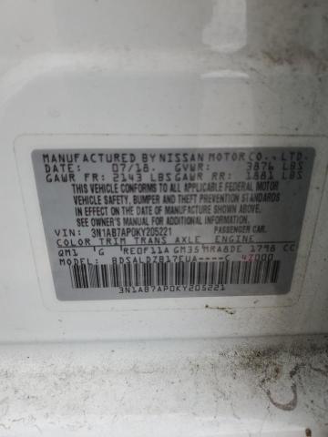 2019 NISSAN SENTRA S #3298094133