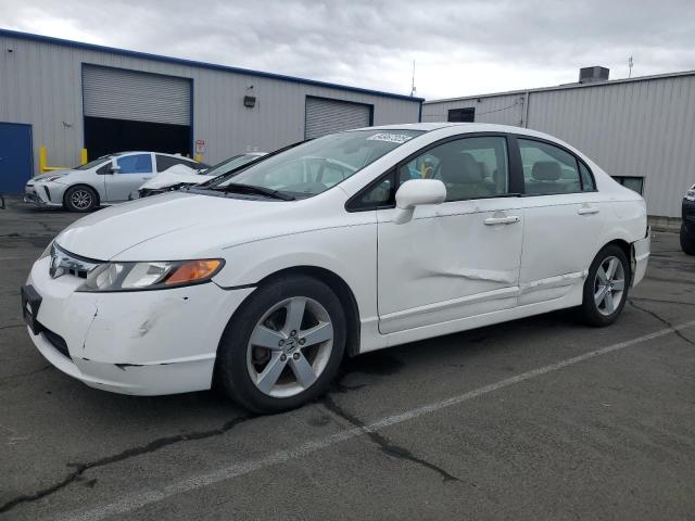 HONDA CIVIC EX 2006 white  gas 1HGFA16826L147830 photo #1