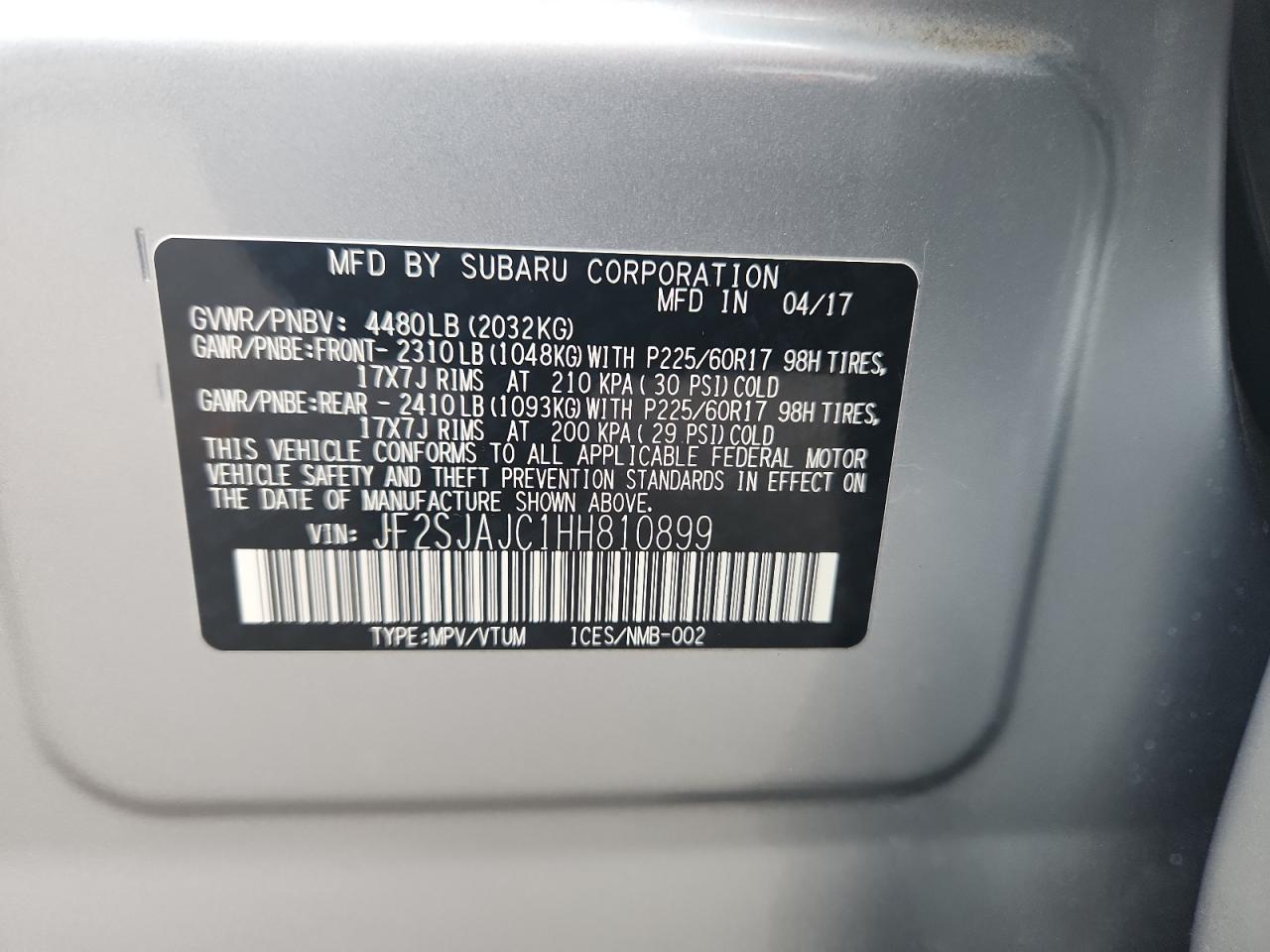 SUBARU FORESTER 2.5I LIMITED