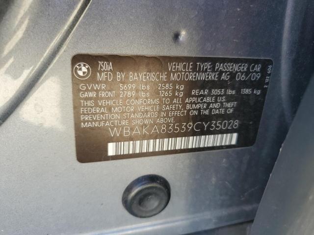 2009 BMW 750 I #3285953558