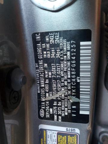 2015 KIA SORENTO LX 5XYKTCA68FG641257