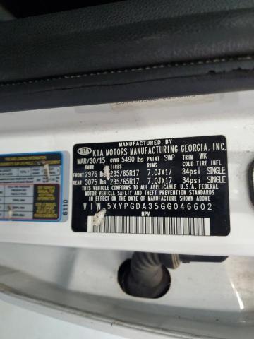 2016 KIA SORENTO LX 5XYPGDA35GG046602