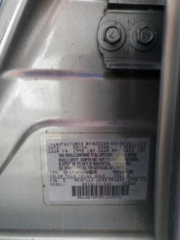 2014 NISSAN SENTRA S - 3N1AB7APXEL645576