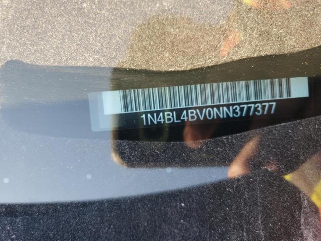 2022 NISSAN ALTIMA S 1N4BL4BV0NN377377