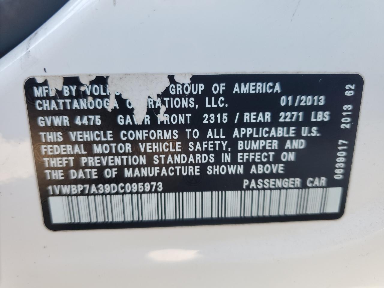 VOLKSWAGEN PASSAT SE