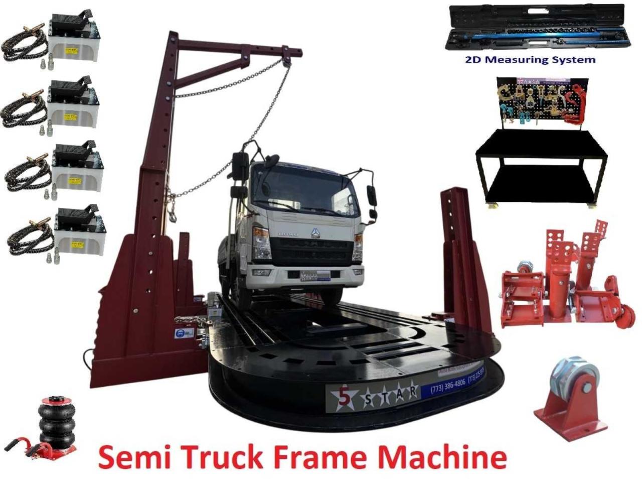 Lot #3274681811 2025 SEMI TRUCK FRAME MACHINE