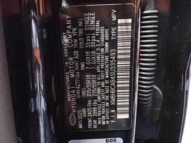 2025 HYUNDAI KONA SEL KM8HBCAB4SU335493