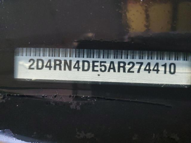 2010 DODGE GRAND CARA - 2D4RN4DE5AR274410