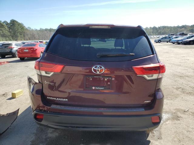 2019 TOYOTA HIGHLANDER - 5TDBZRFH1KS747526