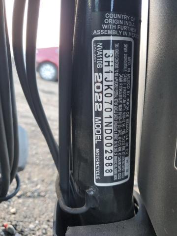 2022 HONDA NVA110 B 3H1JK0701ND002988