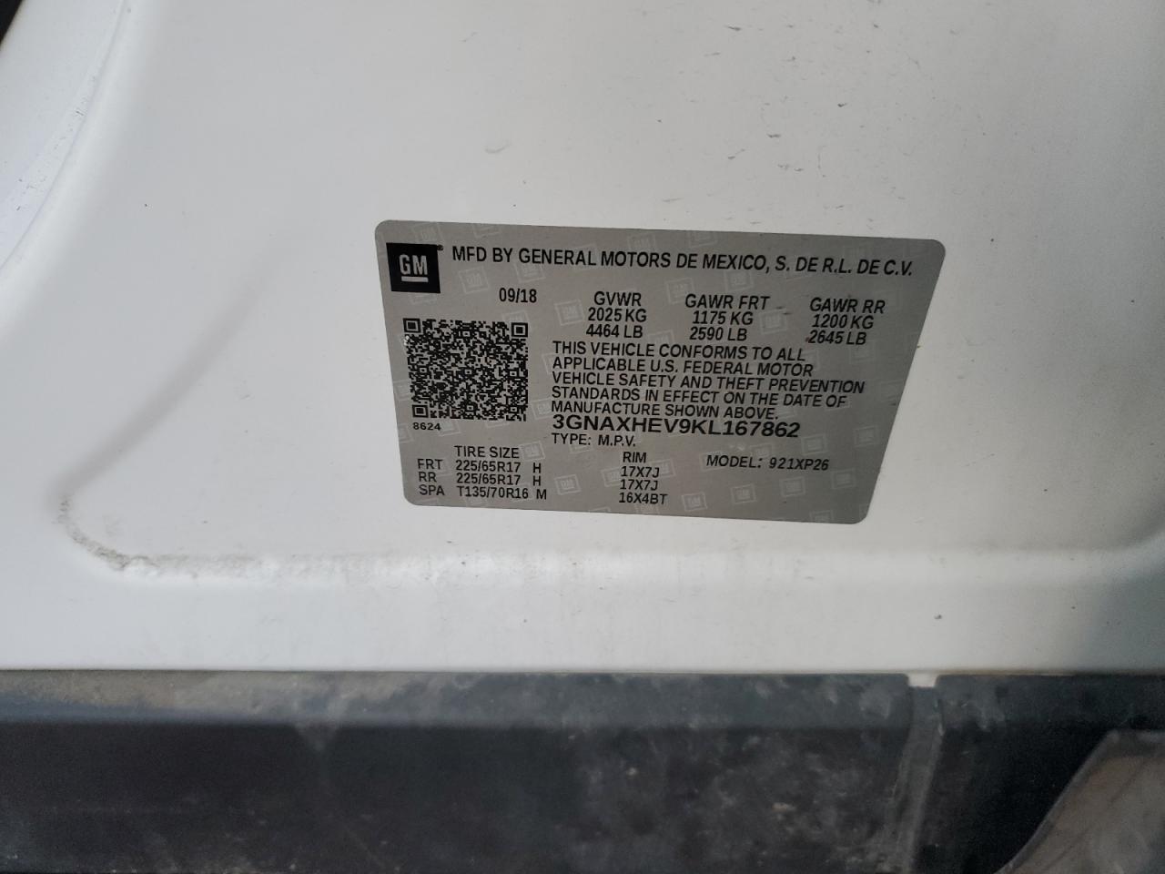 CHEVROLET EQUINOX LS