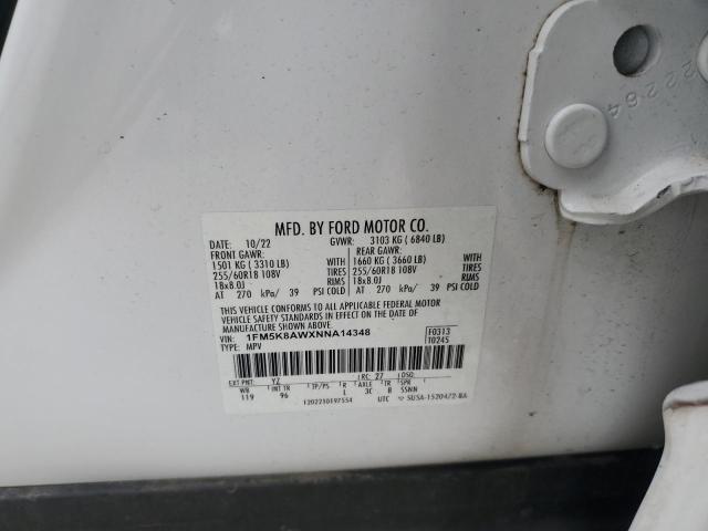 2022 FORD EXPLORER P - 1FM5K8AWXNNA14348