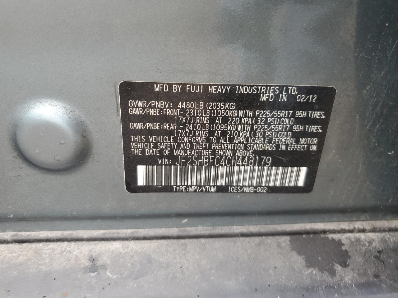 SUBARU FORESTER LIMITED