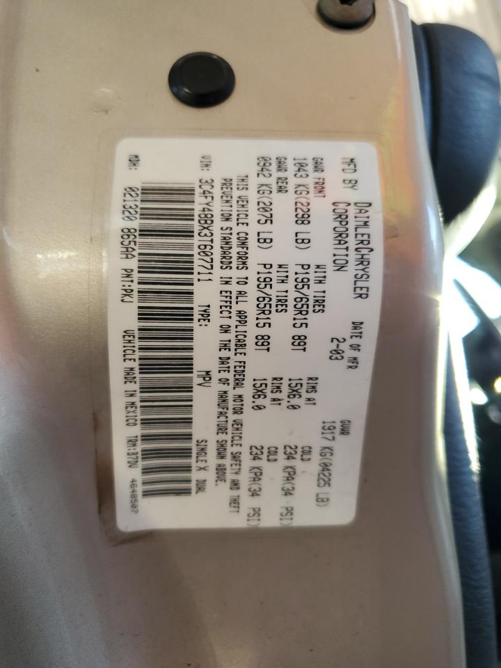 Lot #3297343753 2003 CHRYSLER PT CRUISER