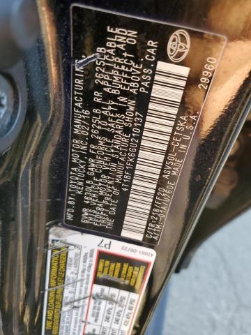 2016 TOYOTA CAMRY LE 4T1BF1FK6GU210137