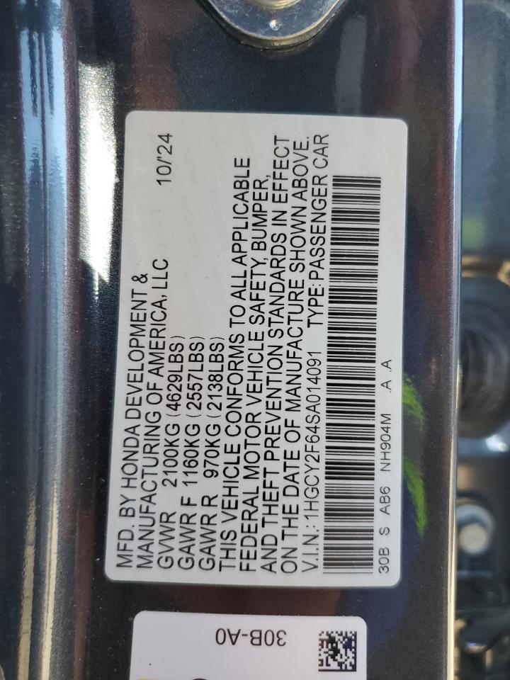 HONDA ACCORD HYBRID EXL