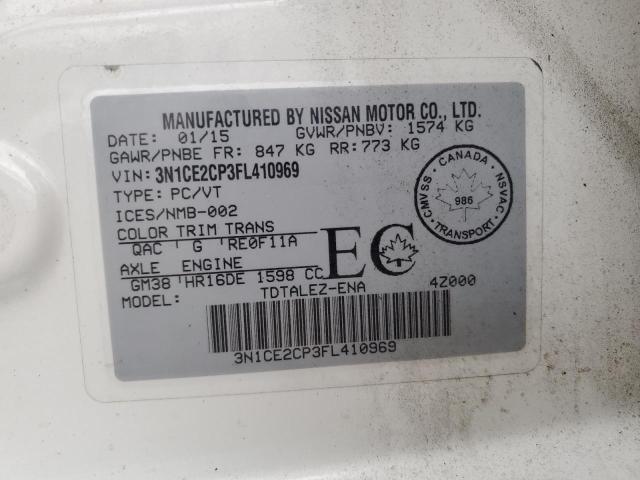 2015 NISSAN VERSA NOTE - 3N1CE2CP3FL410969