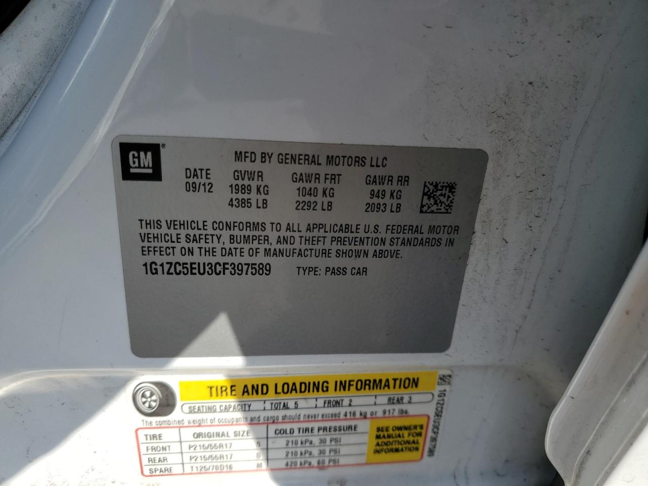 CHEVROLET MALIBU 1LT