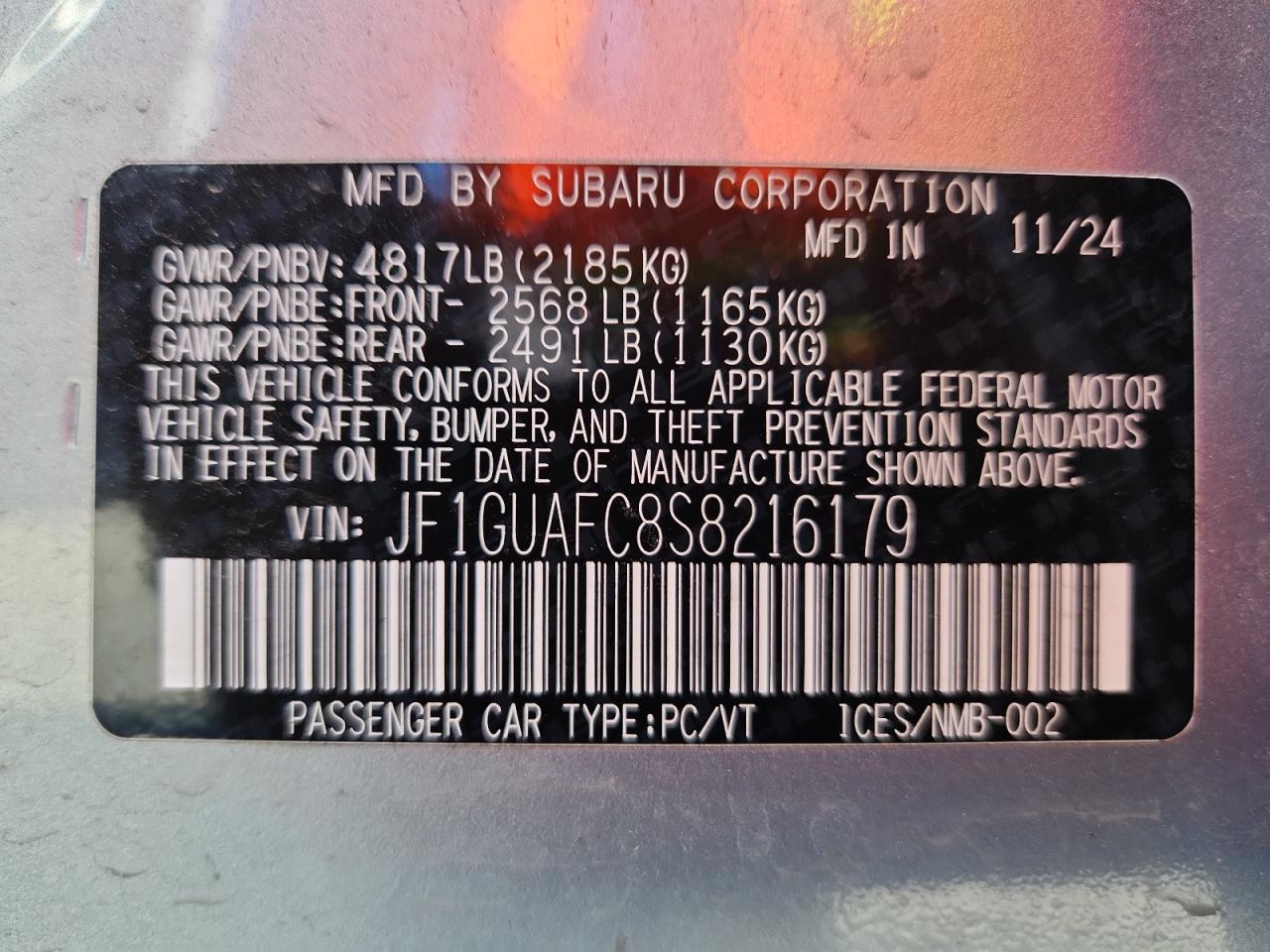 SUBARU IMPREZA SPORT