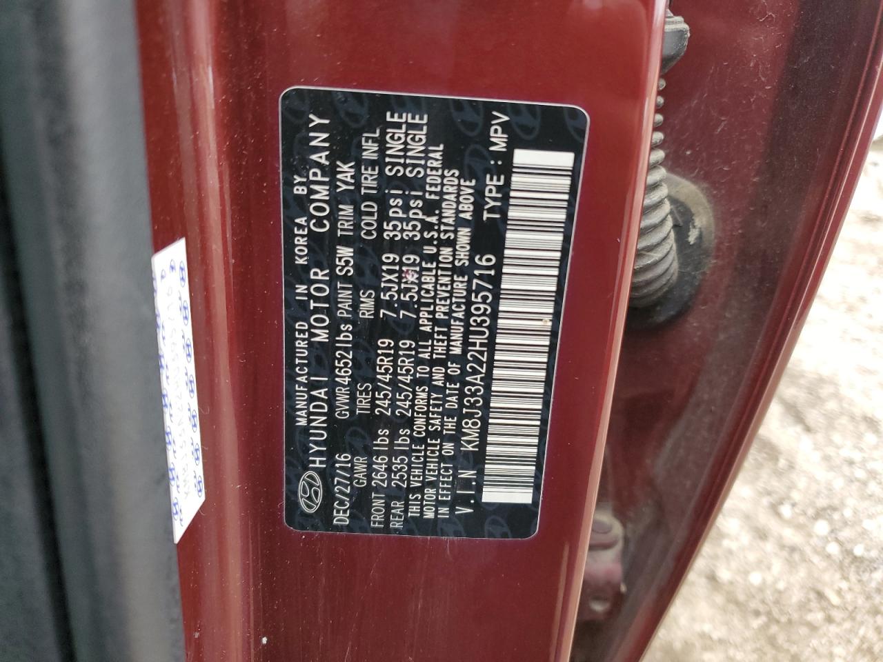 HYUNDAI TUCSON LIMITED