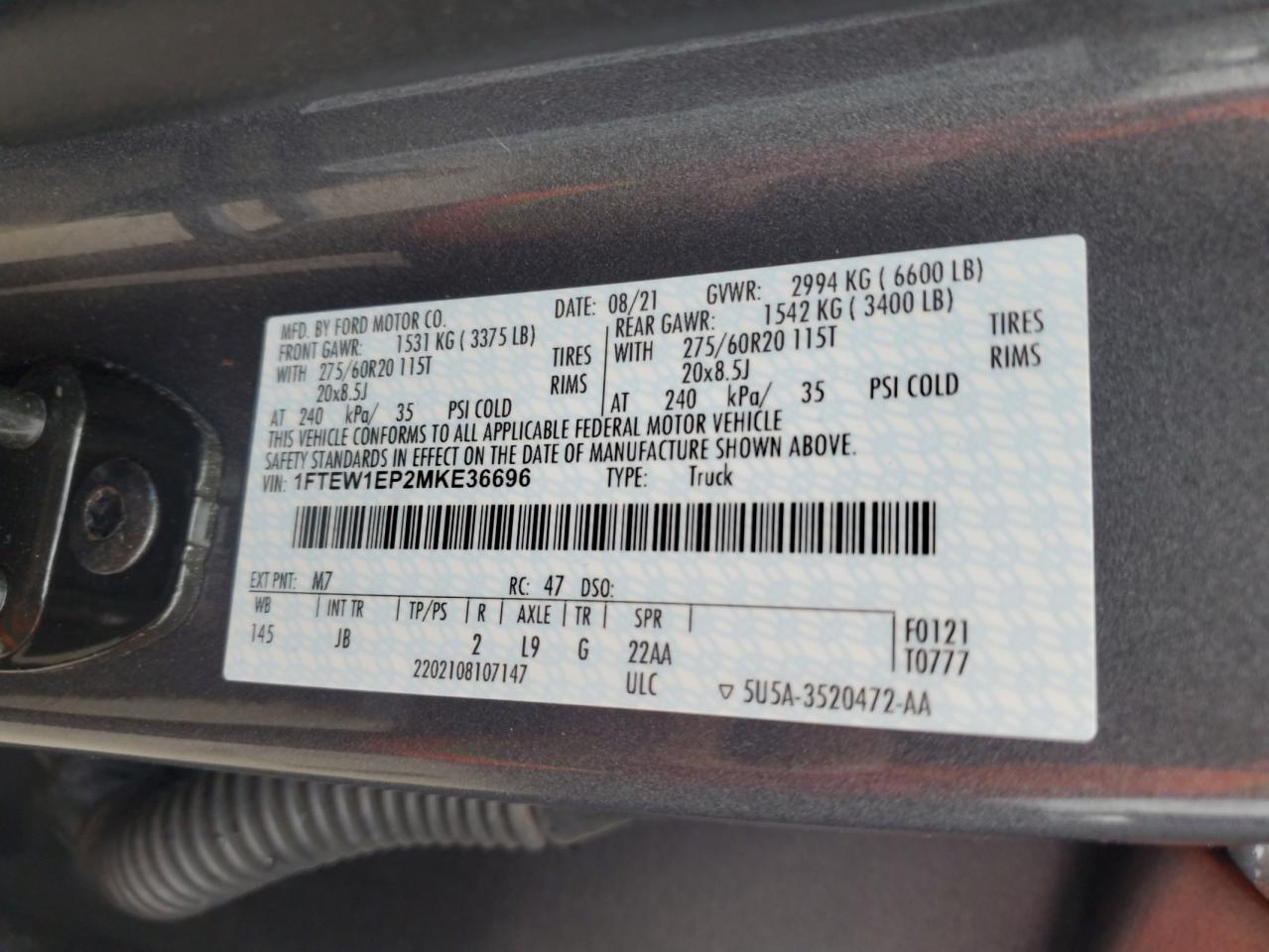 FORD F-150 SUPERCREW