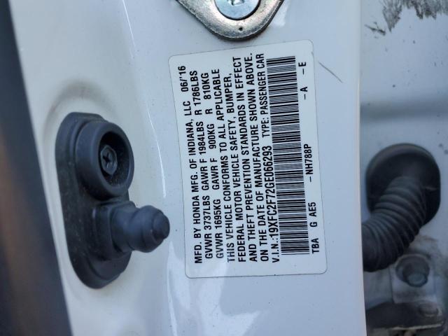 2016 HONDA CIVIC EX #3290413765