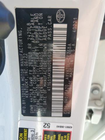 2022 TOYOTA CAMRY SE #3298116131