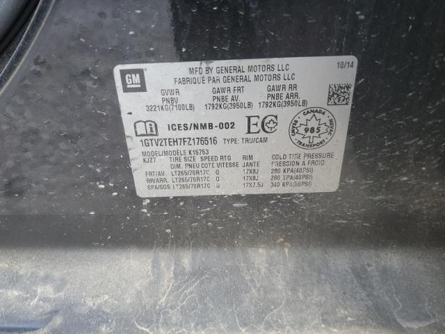 2015 GMC SIERRA K15 - 1GTV2TEH7FZ176516