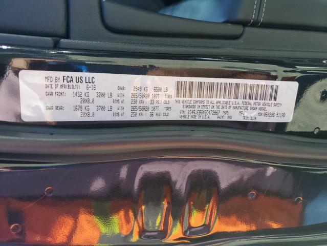 2016 JEEP GRAND CHER - 1C4RJEBG4GC472867