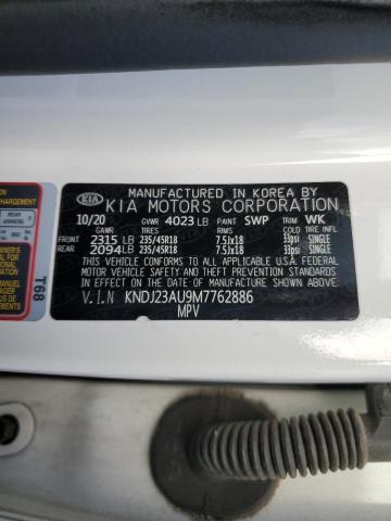 2021 KIA SOUL LX KNDJ23AU9M7762886