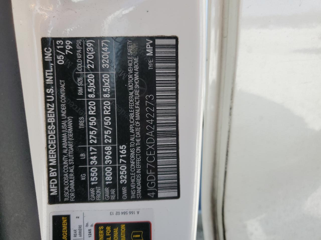 MERCEDES-BENZ GL-CLASS 450 4MATIC