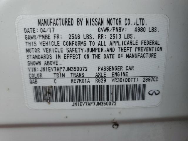 2018 INFINITI Q50 LUXE JN1EV7AP7JM350072