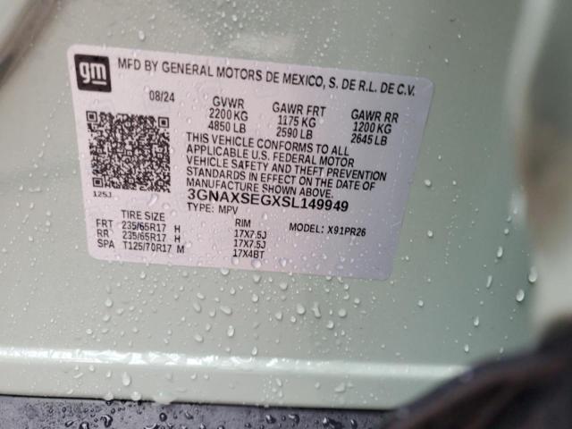 2025 CHEVROLET EQUINOX AC 3GNAXSEGXSL149949