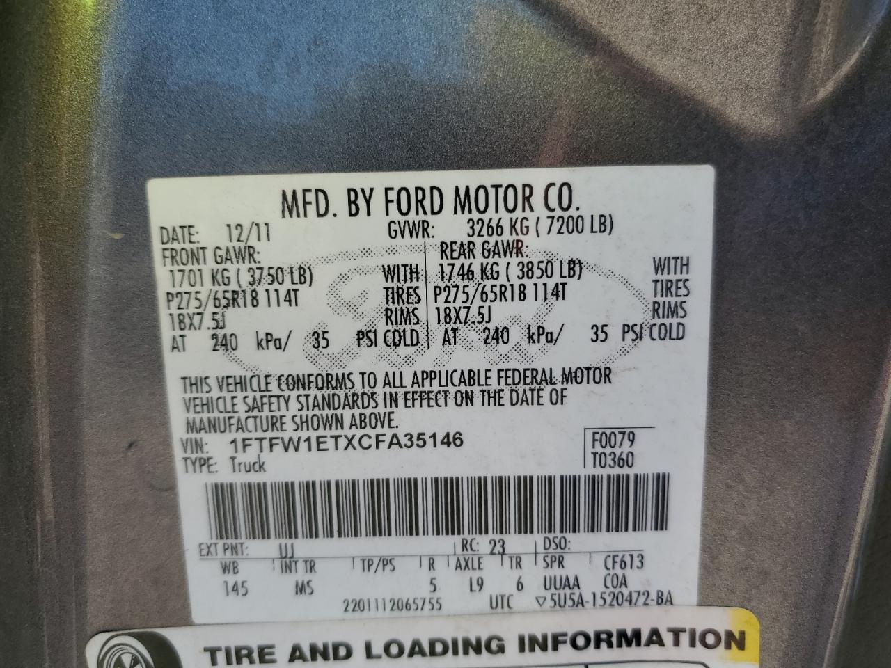 FORD F-150 SUPERCREW