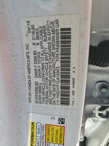2018 HONDA ACCORD LX #3296927864