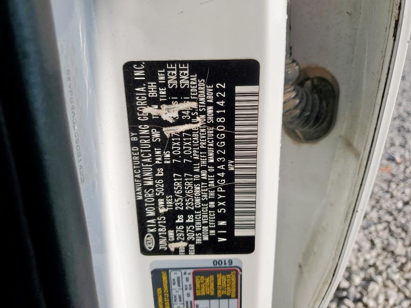 2016 KIA SORENTO LX - 5XYPG4A32GG081422