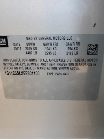 2014 CHEVROLET MALIBU 1LT #3301602629