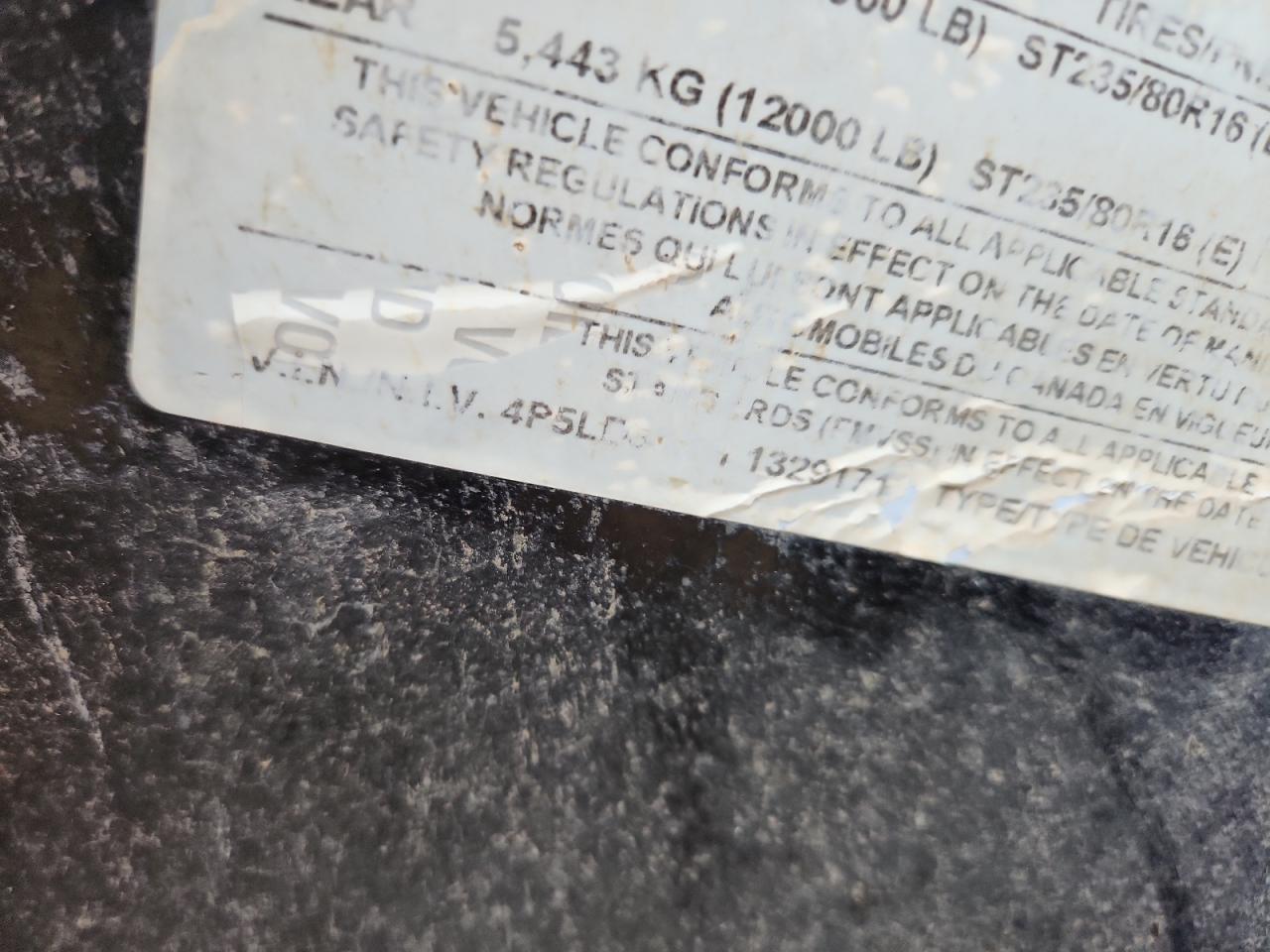 Lot #3280646382 2020 PBAS UNKNOWN