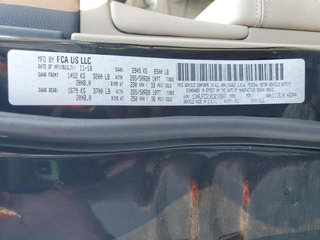 2019 JEEP GRAND CHER - 1C4RJFCG1KC610507