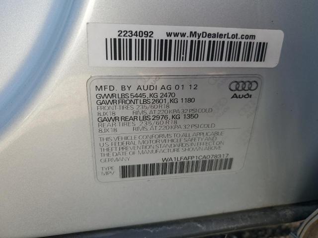 2012 AUDI Q5 PREMIUM #3293451427