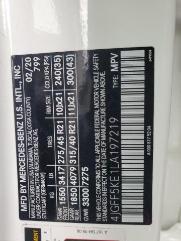 2020 MERCEDES-BENZ GLS 450 4M #3281631386