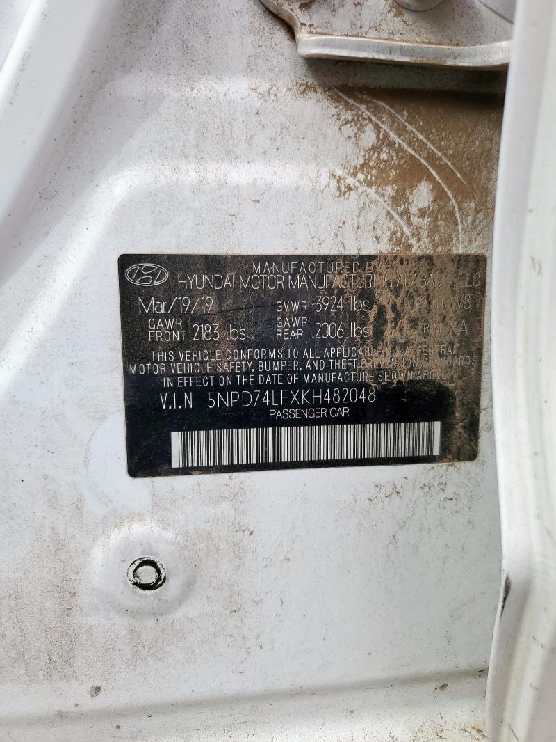 2019 HYUNDAI ELANTRA SE #3301945431