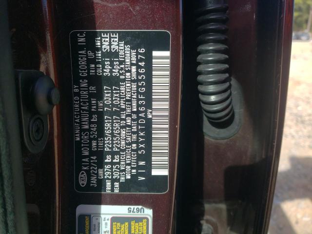 2015 KIA SORENTO LX #3286683284