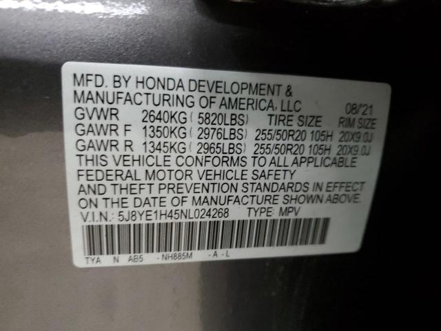 2022 ACURA MDX TECHNO #3282591867