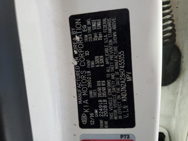 2017 KIA SOUL KNDJN2A25H7455155