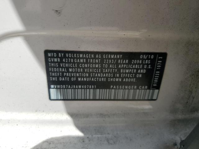 2010 VOLKSWAGEN GOLF - WVWDB7AJ9AW407891