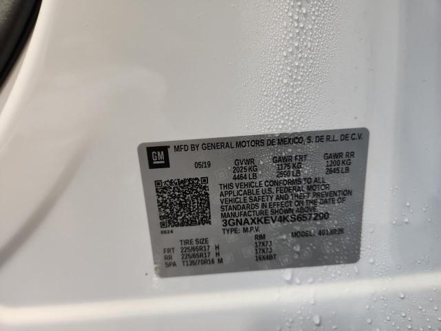 2019 CHEVROLET EQUINOX LT - 3GNAXKEV4KS657290