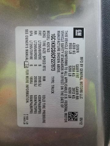 2012 CHEVROLET SILVERADO #3291632240