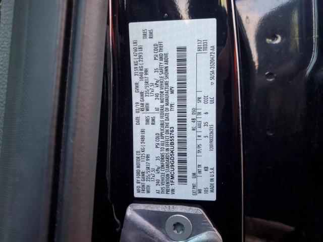 2019 FORD ESCAPE SE - 1FMCU9GD5KUB55763